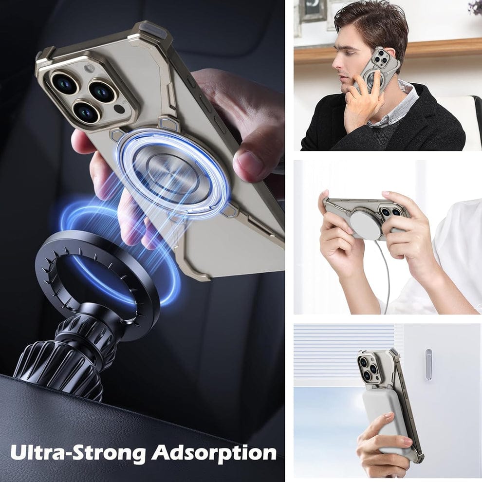 (Buy 1 Get 1) MagFlex Premium Metal Case for iPhone