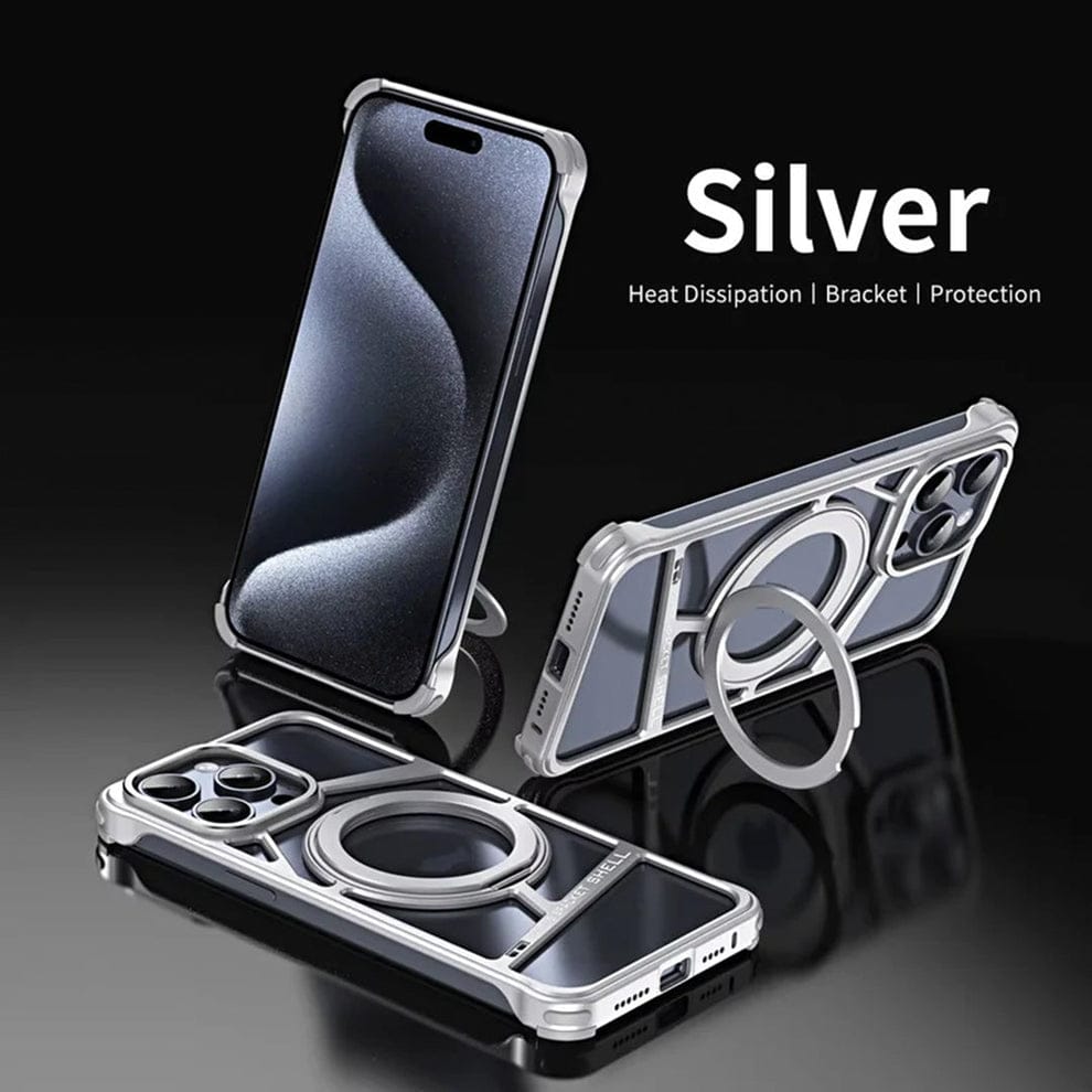 (Buy 1 Get 1) Rotating Bracket Shell Luxury Design Case for iPhone