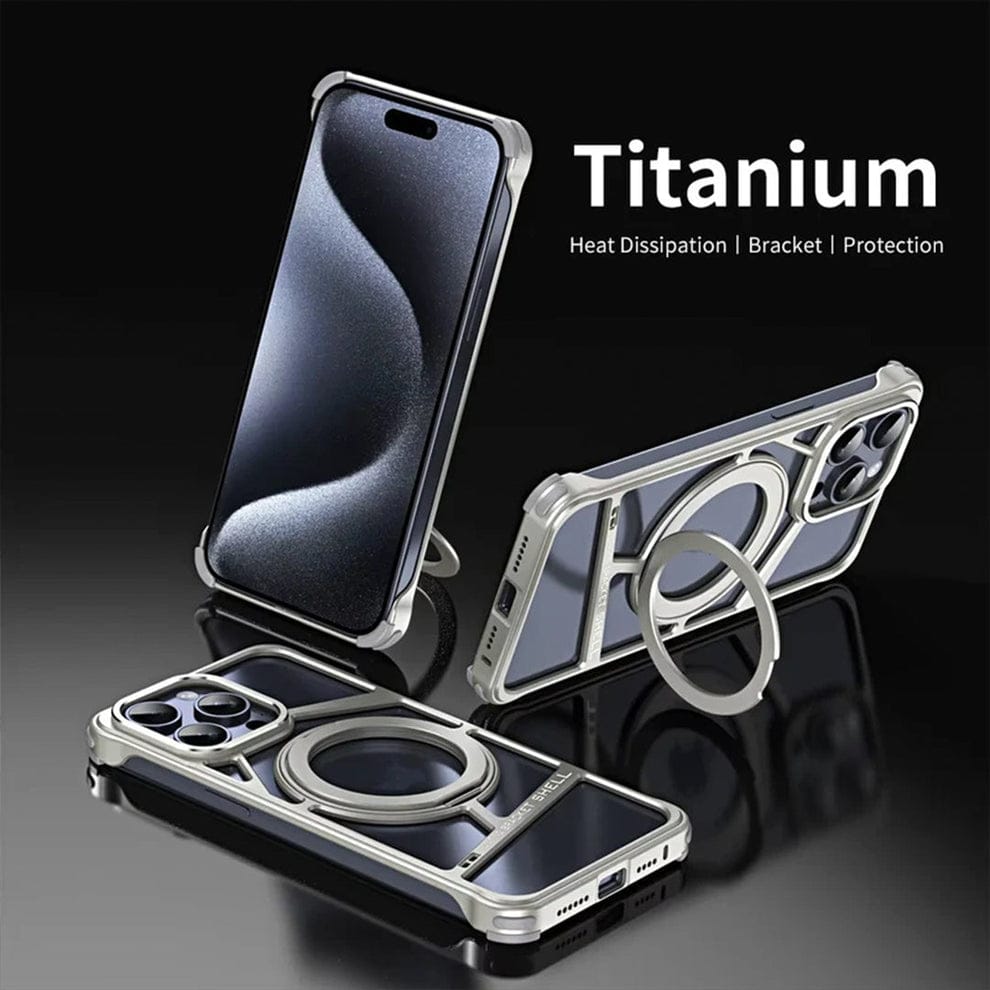 (Buy 1 Get 1) Rotating Bracket Shell Luxury Design Case for iPhone