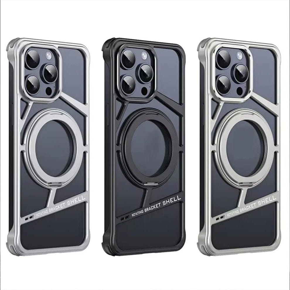(Buy 1 Get 1) Rotating Bracket Shell Luxury Design Case for iPhone