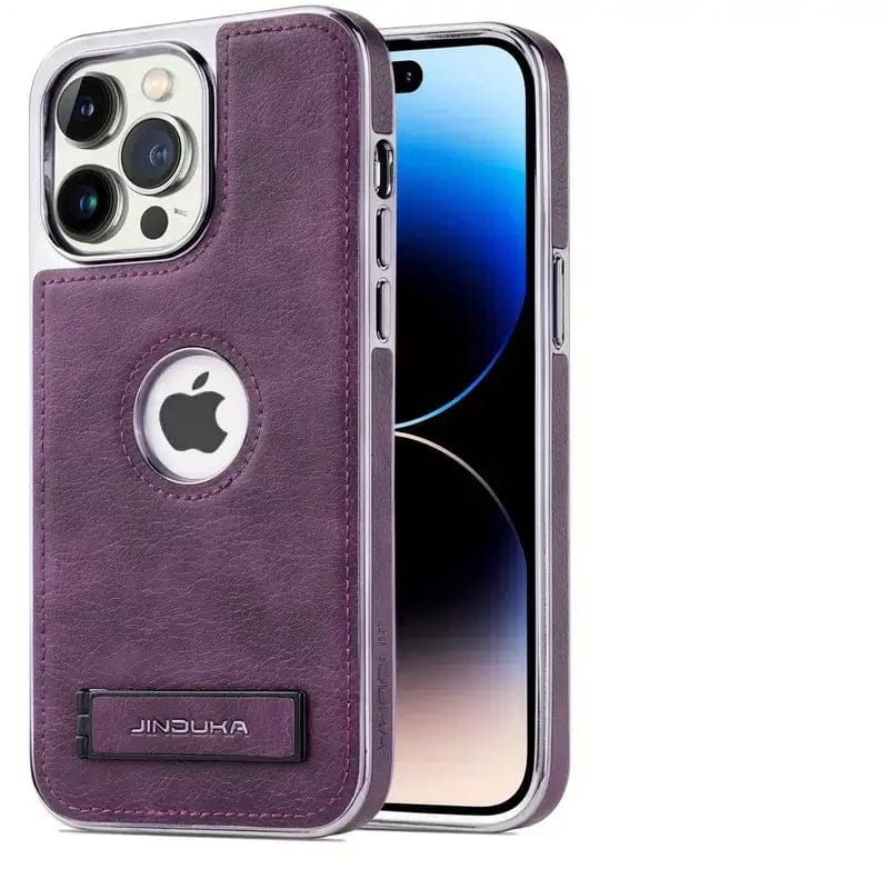 (Buy 1 Get 1) Exclusive Leather Bracket Holder Case For iPhone