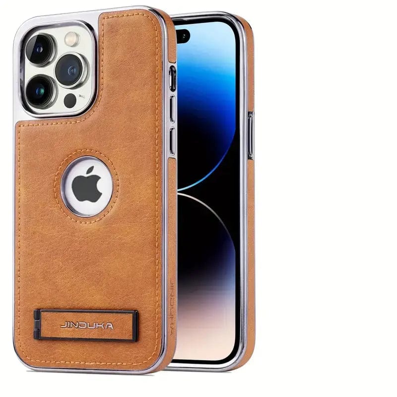 (Buy 1 Get 1) Exclusive Leather Bracket Holder Case For iPhone