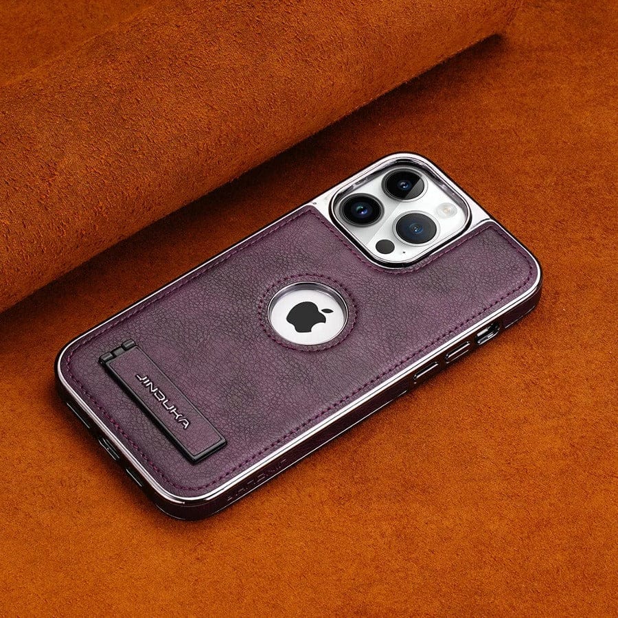 (Buy 1 Get 1) Exclusive Leather Bracket Holder Case For iPhone