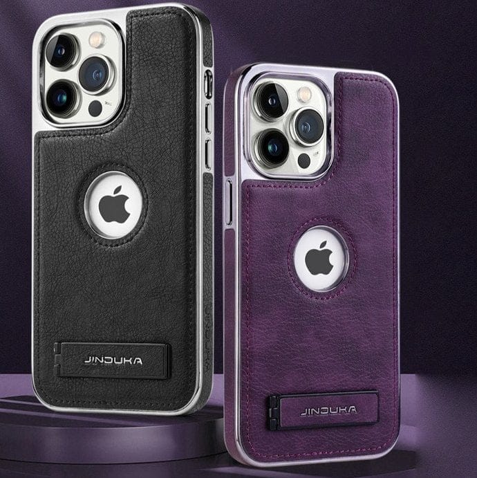 (Buy 1 Get 1) Exclusive Leather Bracket Holder Case For iPhone