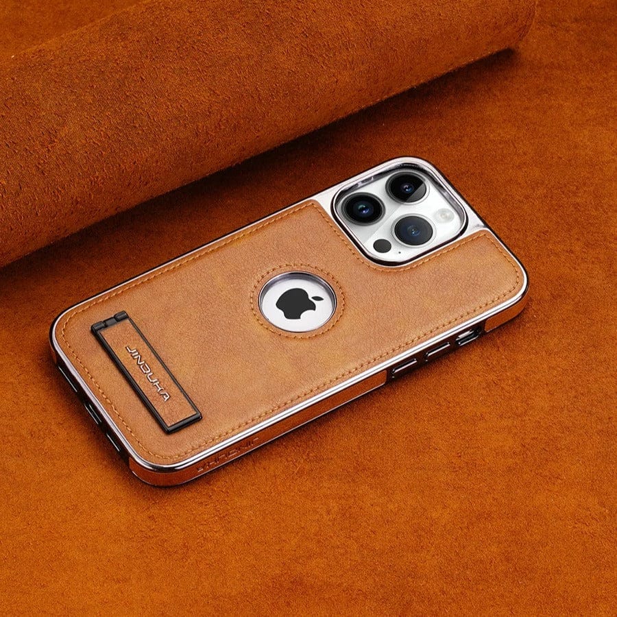 (Buy 1 Get 1) Exclusive Leather Bracket Holder Case For iPhone
