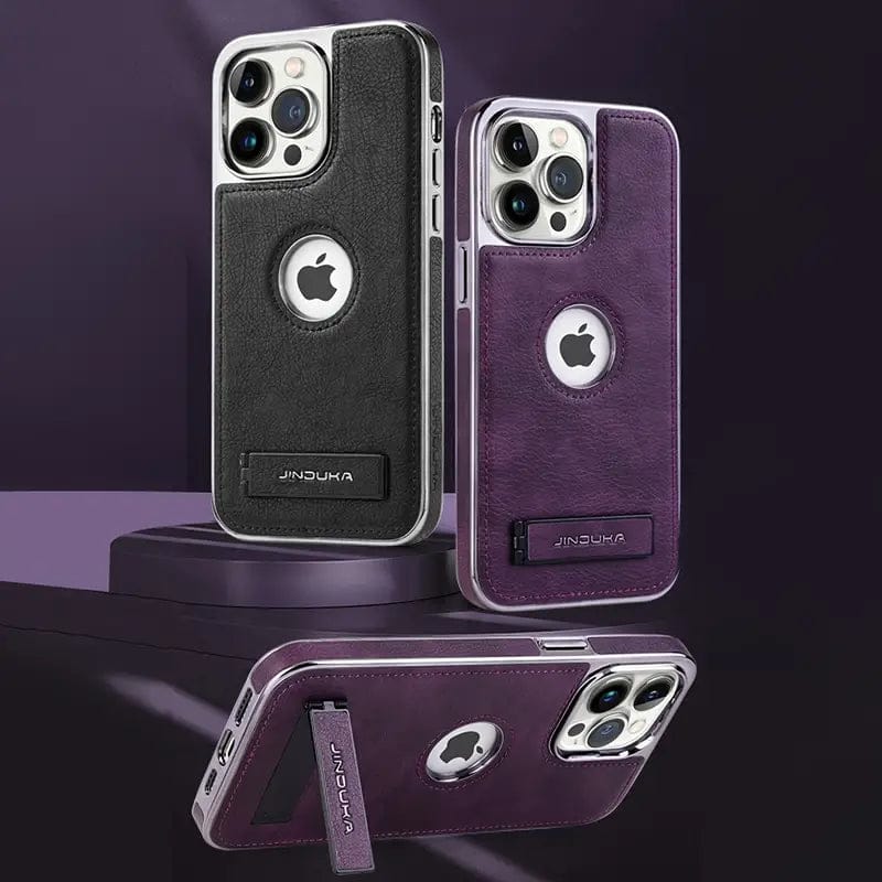 (Buy 1 Get 1) Exclusive Leather Bracket Holder Case For iPhone