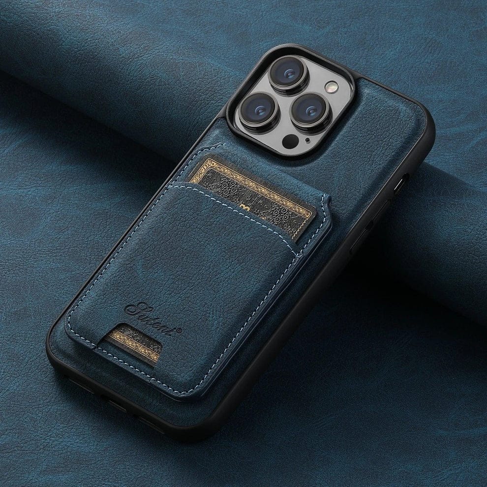 (Buy 1 Get 1) Premium Leather Magsafe Wallet Case for iPhone