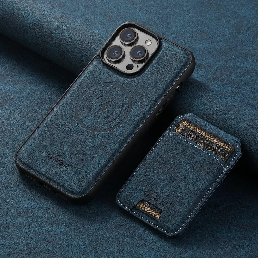(Buy 1 Get 1) Premium Leather Magsafe Wallet Case for iPhone
