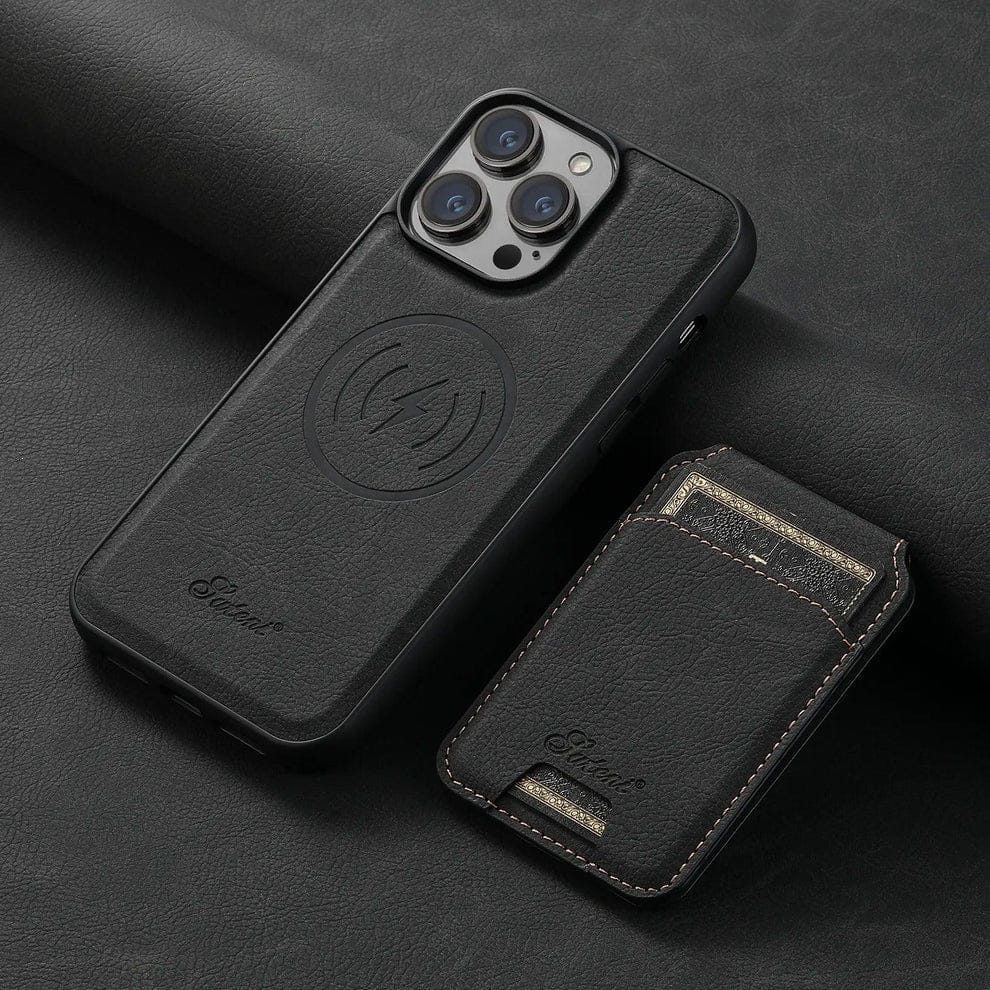 (Buy 1 Get 1) Premium Leather Magsafe Wallet Case for iPhone
