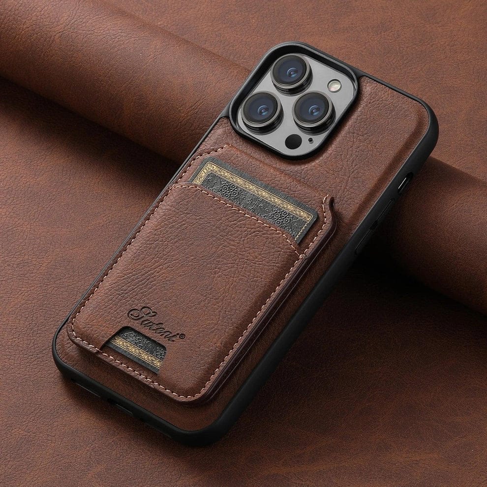 (Buy 1 Get 1) Premium Leather Magsafe Wallet Case for iPhone