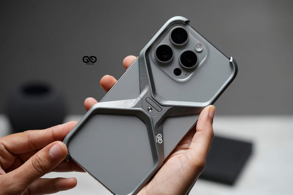 (Buy 1 Get 1) Anti-Fingerprint Titanium XBumper Metal Case for iPhone