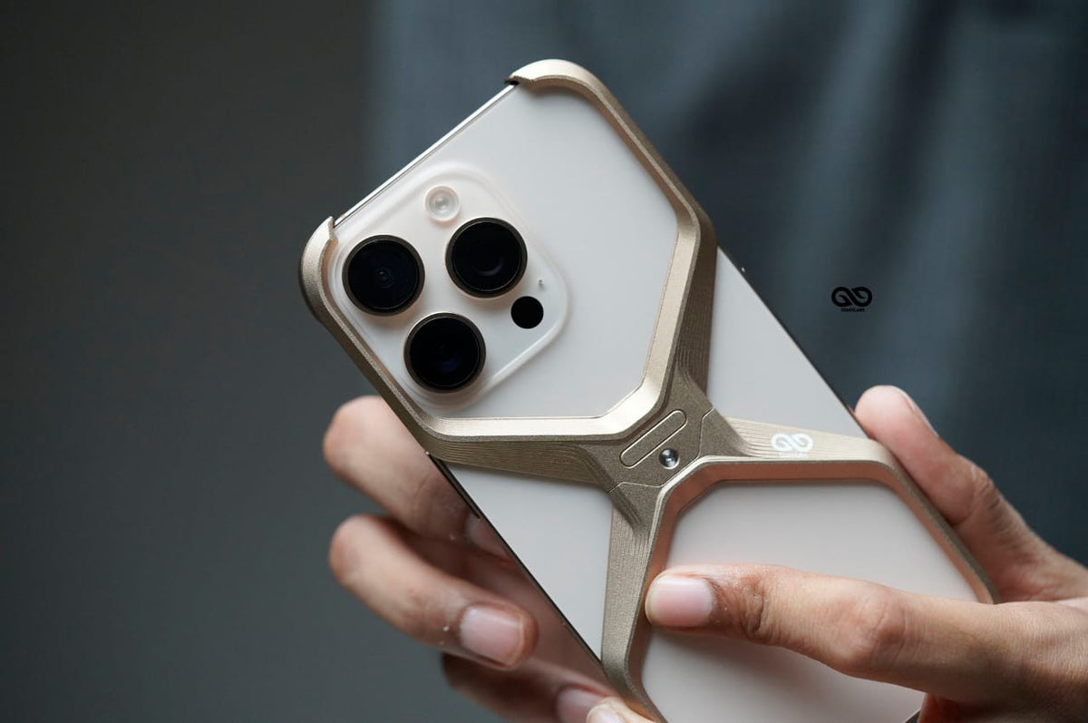 (Buy 1 Get 1) Anti-Fingerprint Titanium XBumper Metal Case for iPhone