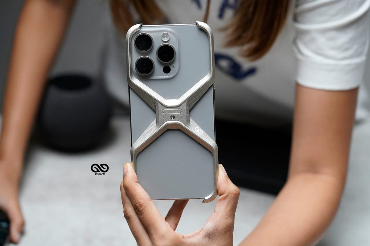 (Buy 1 Get 1) Anti-Fingerprint Titanium XBumper Metal Case for iPhone
