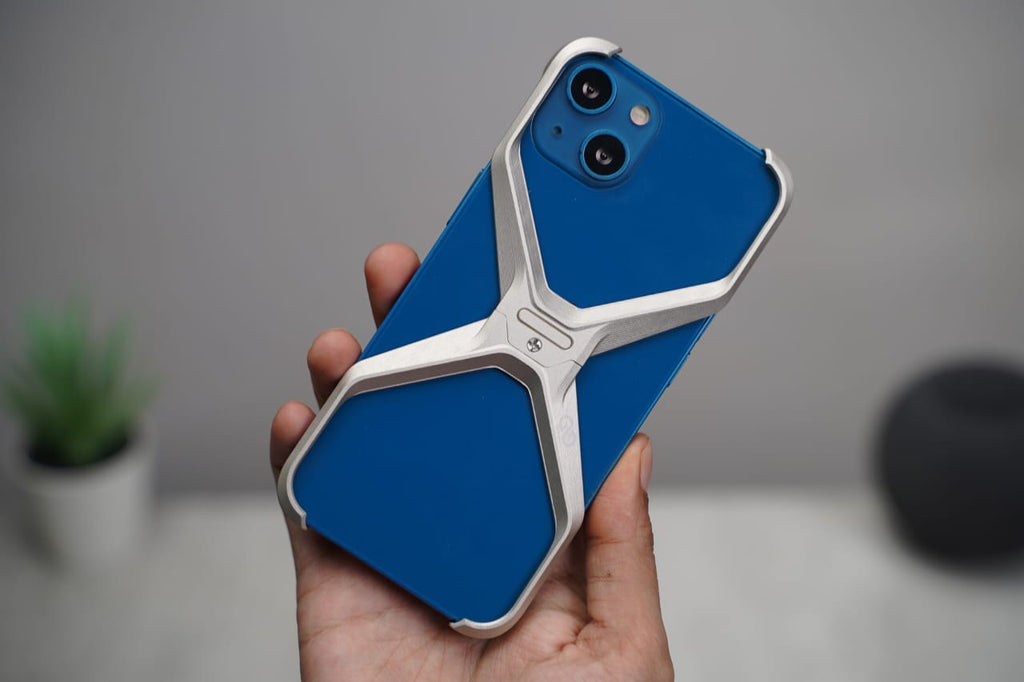 (Buy 1 Get 1) Anti-Fingerprint Titanium XBumper Metal Case for iPhone