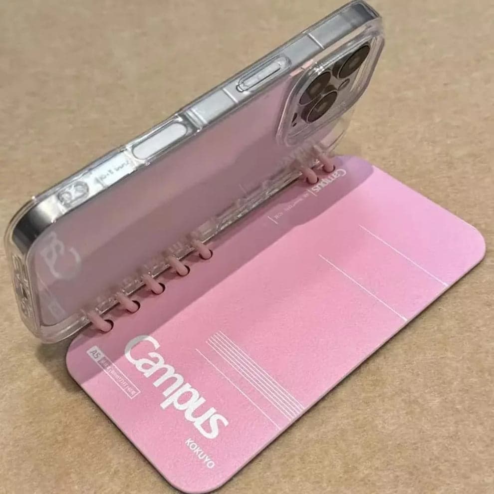 (Buy 1 Get 1) Solid Color Notebook Fashion Phone Case