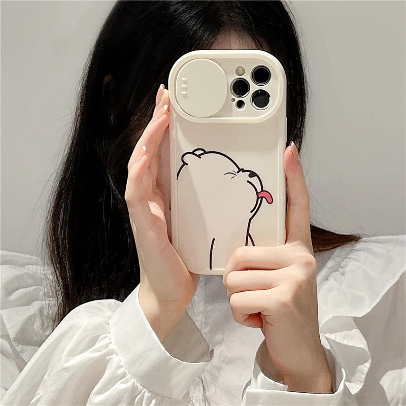 (Buy 1 Get 1) Silicone Bear Case For iPhone