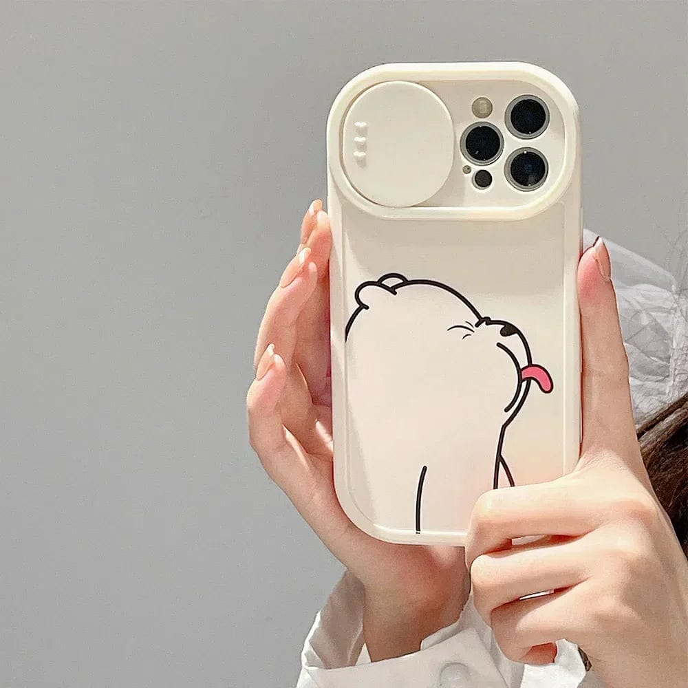 (Buy 1 Get 1) Silicone Bear Case For iPhone