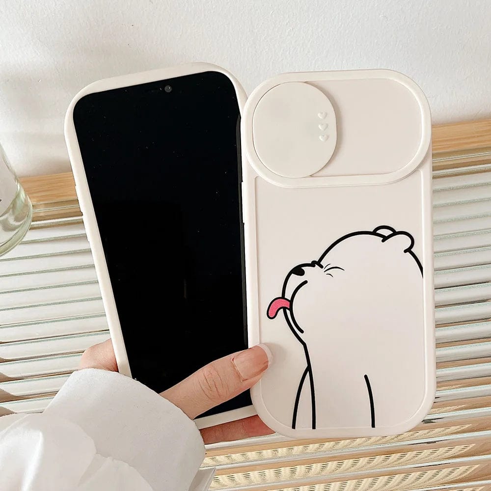 (Buy 1 Get 1) Silicone Bear Case For iPhone