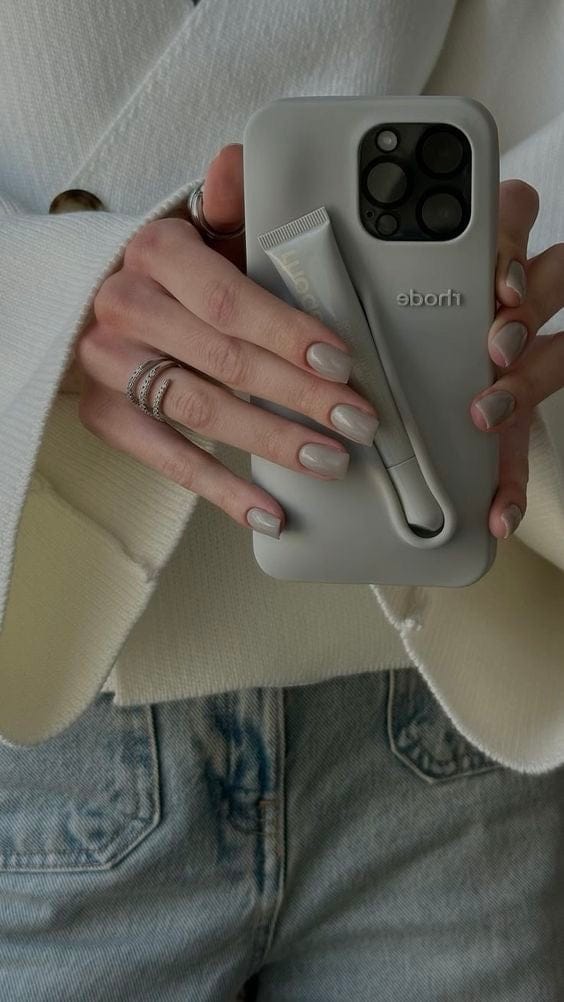 (Buy 1 Get 1) iPhone Premium Silicone Case with Built-In Lip Balm Slot