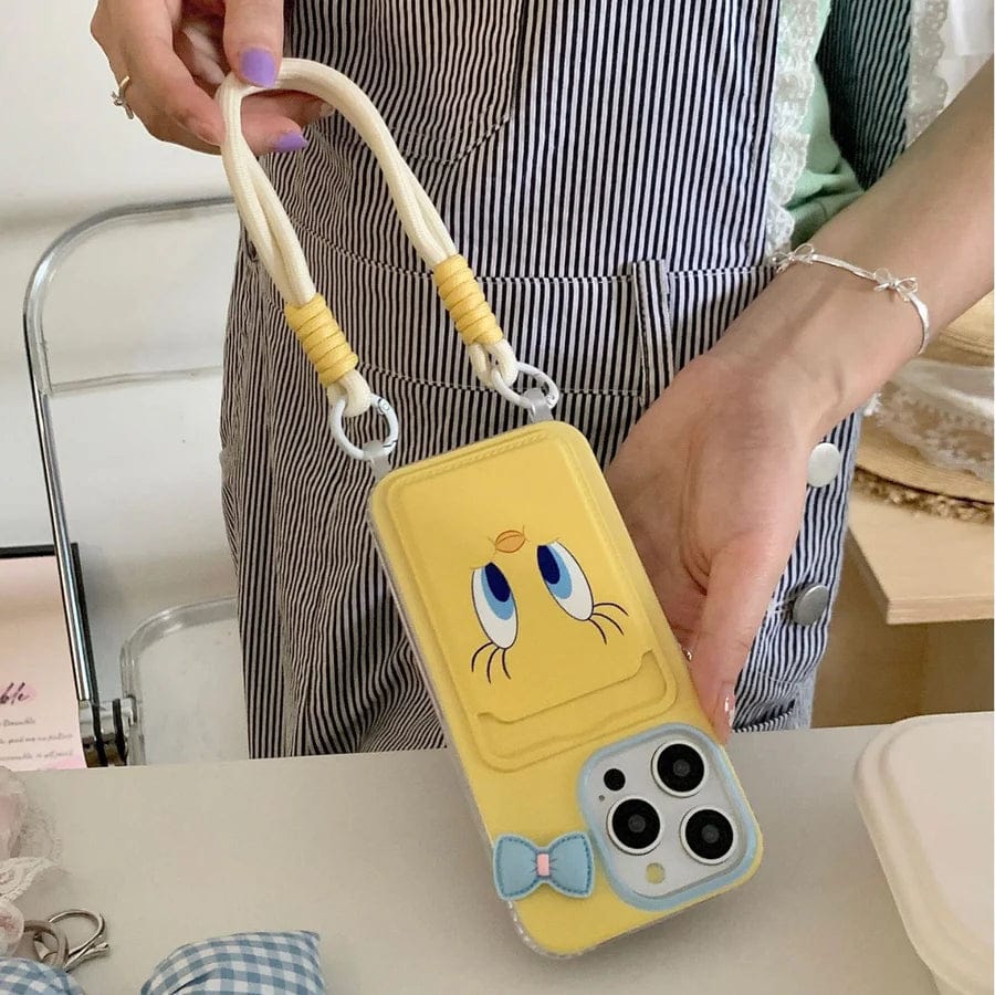 (Buy 1 Get 1) Tweety Card Holder Cute & Practical iPhone Cover