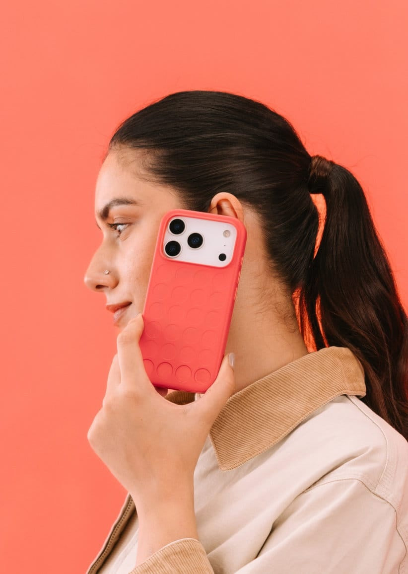 (Buy 1 Get 1) Coral Stack Signature Phone Case Cover for iPhone