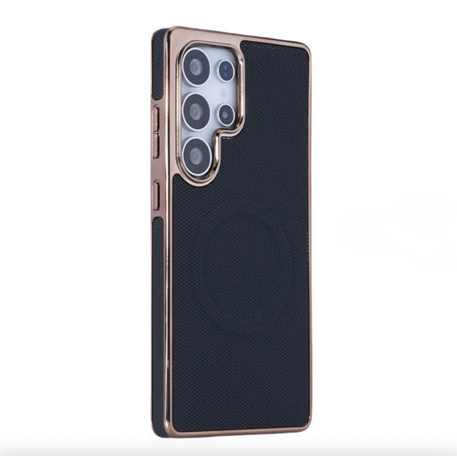 (Buy 1 Get 1) Golden Edge Prime Leather Case For Samsung