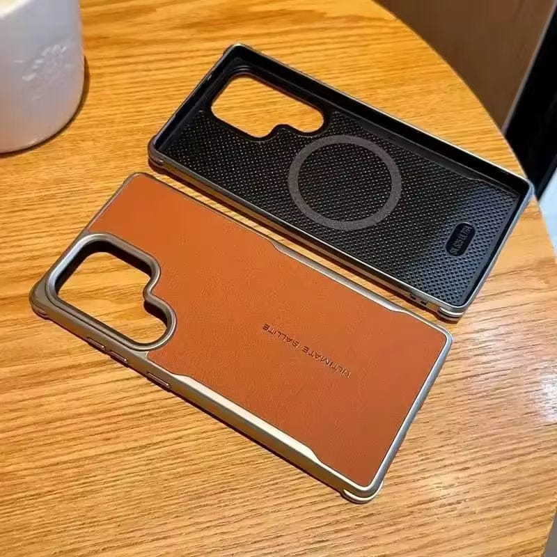 (Buy 1 Get 1) Imperial Shield Leather Case For Samsung