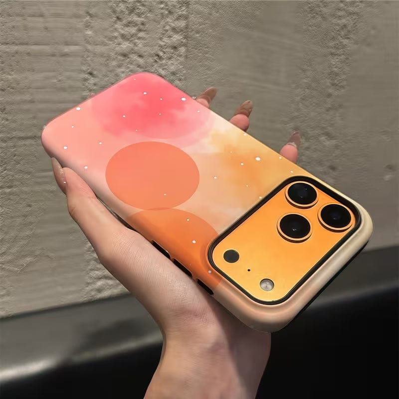 (Buy 1 Get 1) Peachy Dream Crystal Case For iPhone