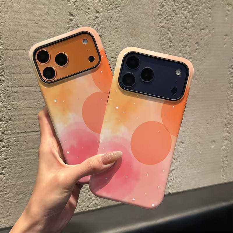 (Buy 1 Get 1) Peachy Dream Crystal Case For iPhone