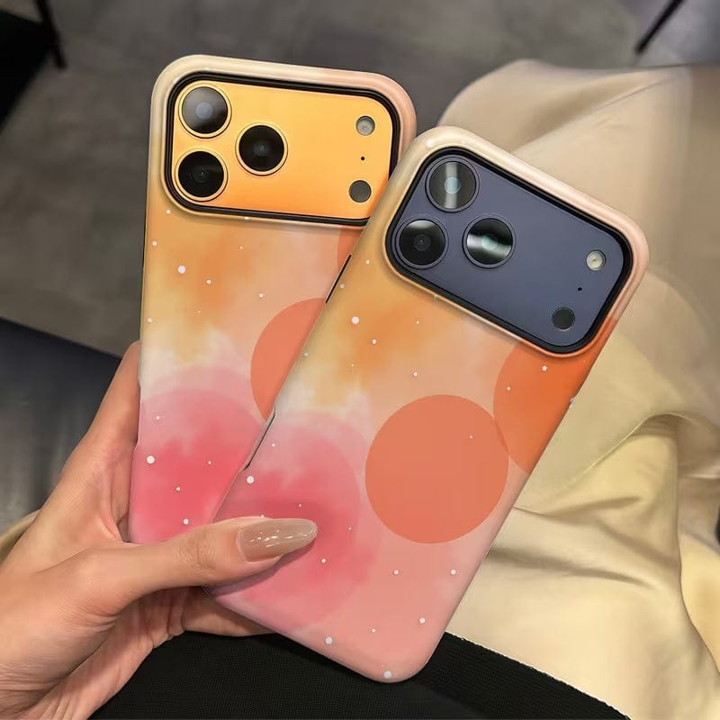 (Buy 1 Get 1) Peachy Dream Crystal Case For iPhone
