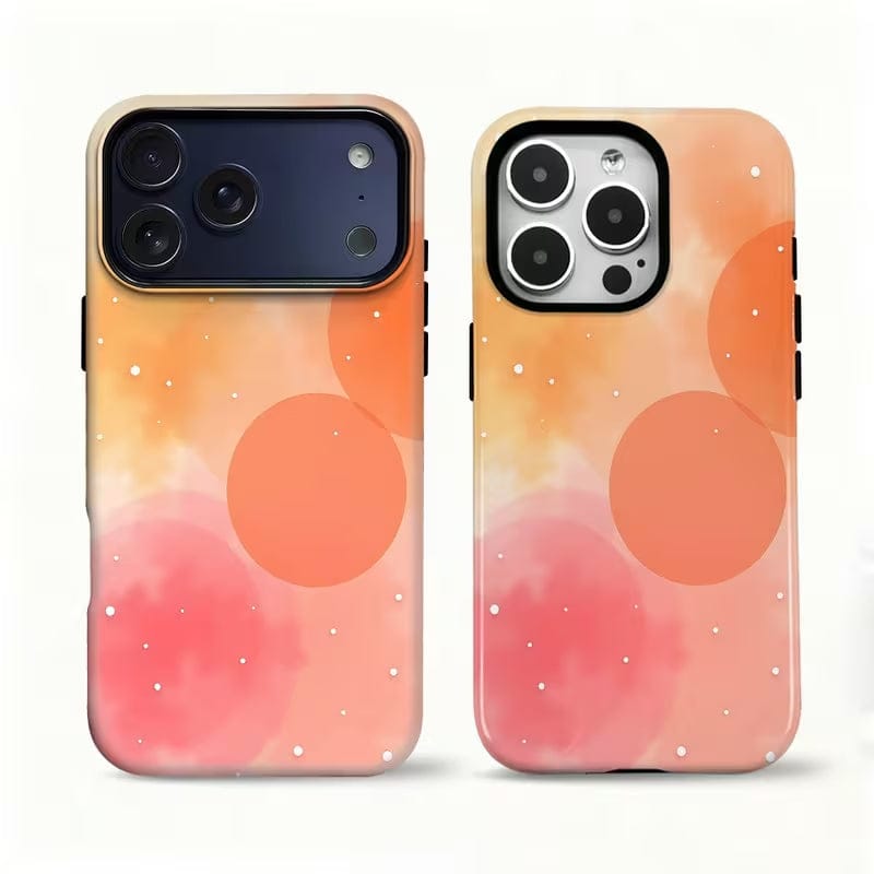 (Buy 1 Get 1) Peachy Dream Crystal Case For iPhone