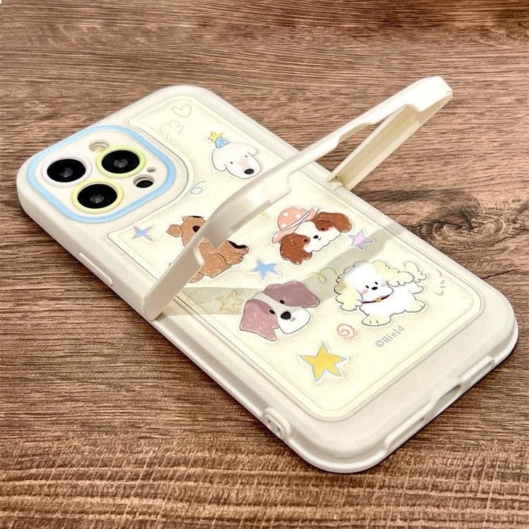 (Buy 1 Get 1) Astral Pup Invisible Stand Case For iPhone