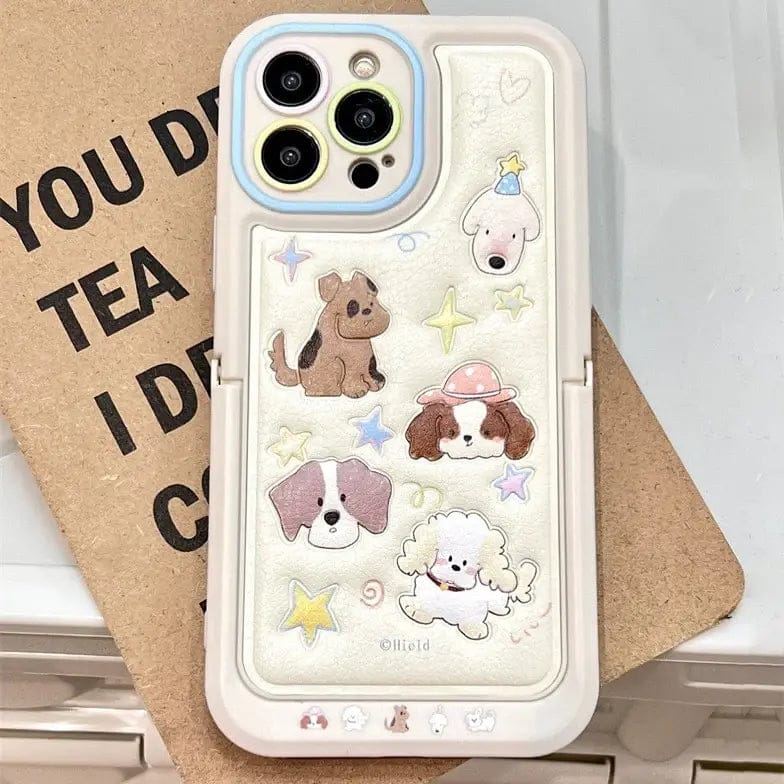 (Buy 1 Get 1) Astral Pup Invisible Stand Case For iPhone