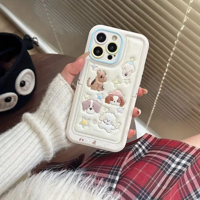 (Buy 1 Get 1) Astral Pup Invisible Stand Case For iPhone