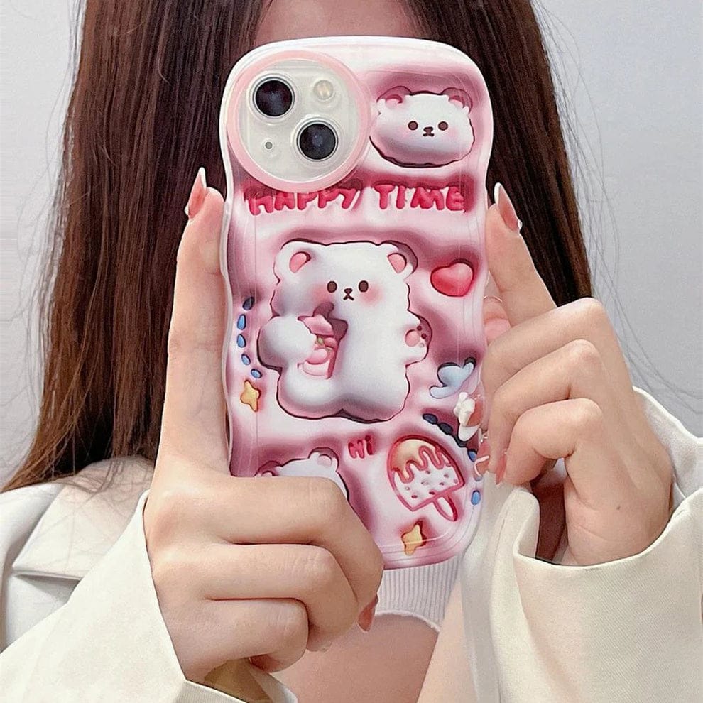 (Buy 1 Get 1) Adorable 3D Cute Bunny Case For iPhone
