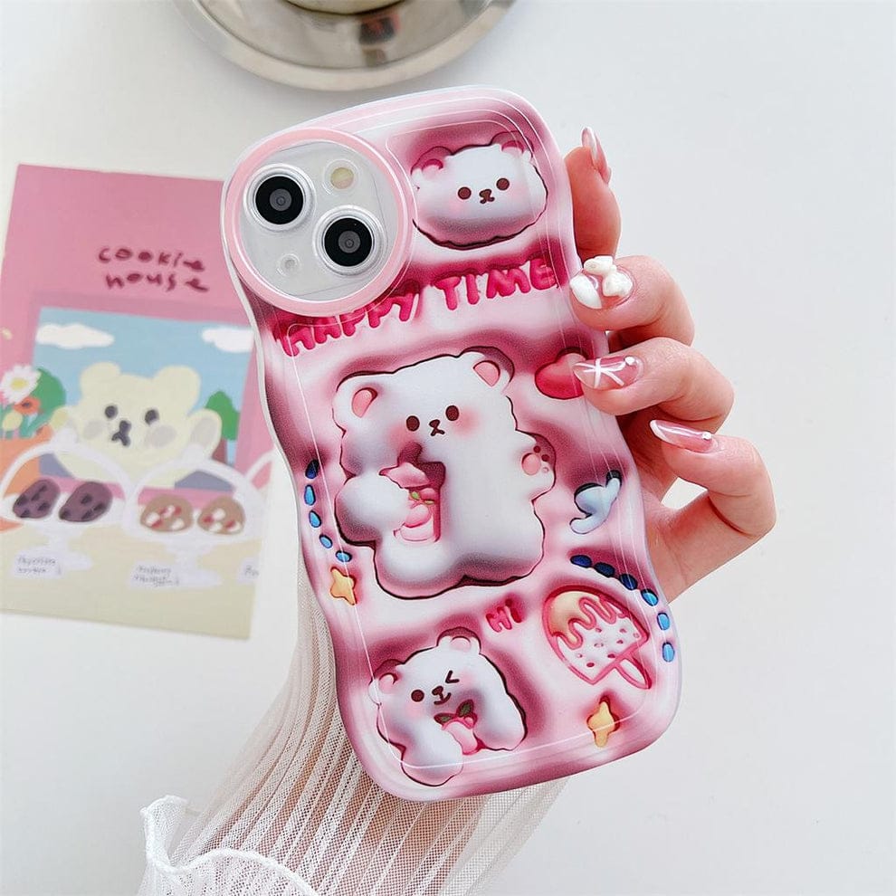 (Buy 1 Get 1) Adorable 3D Cute Bunny Case For iPhone