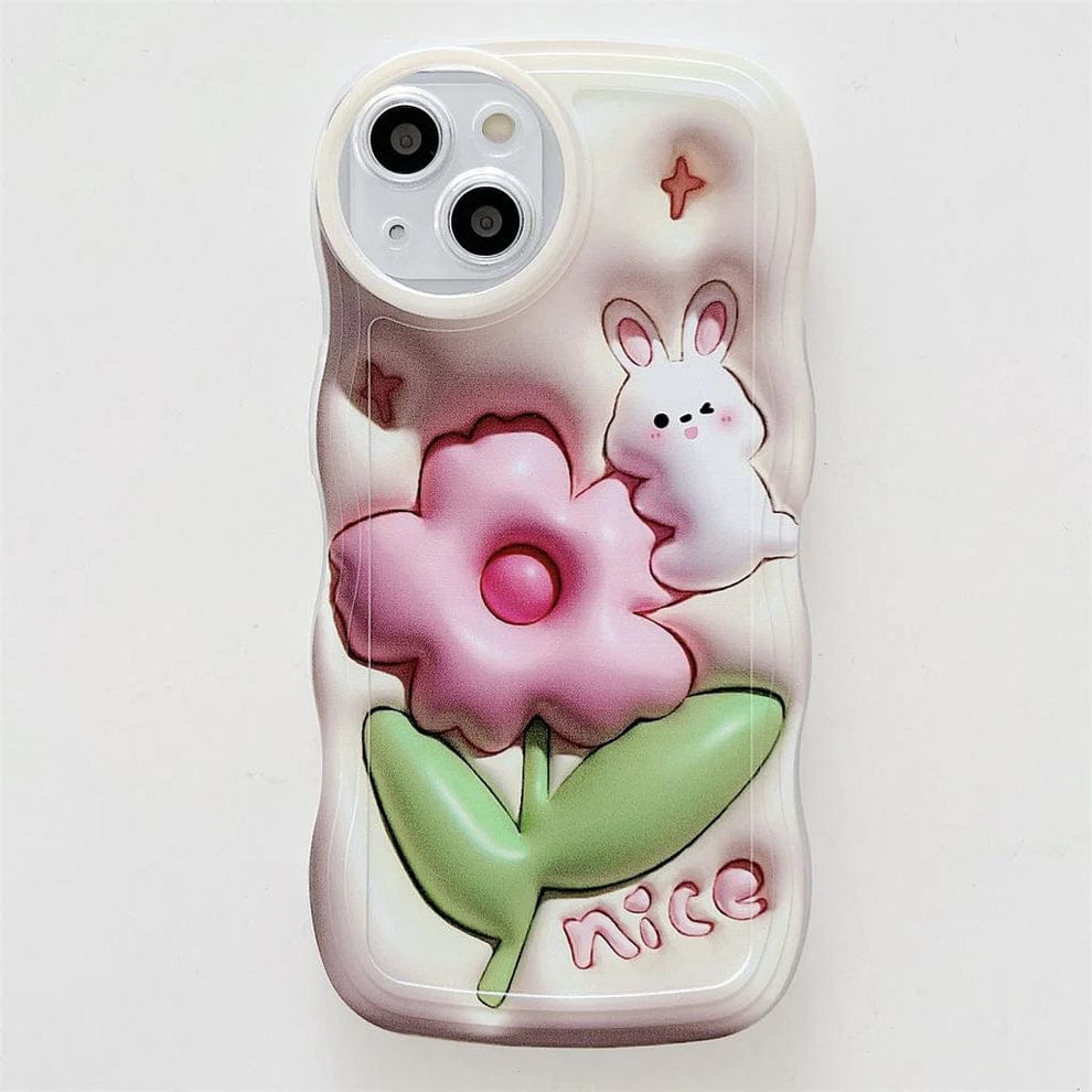 (Buy 1 Get 1) Adorable 3D Cute Bunny Case For iPhone