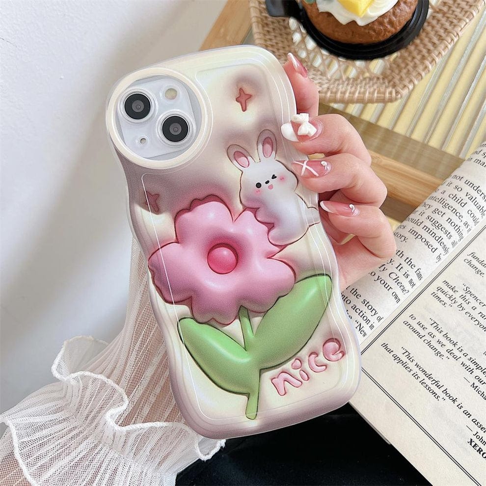 (Buy 1 Get 1) Adorable 3D Cute Bunny Case For iPhone