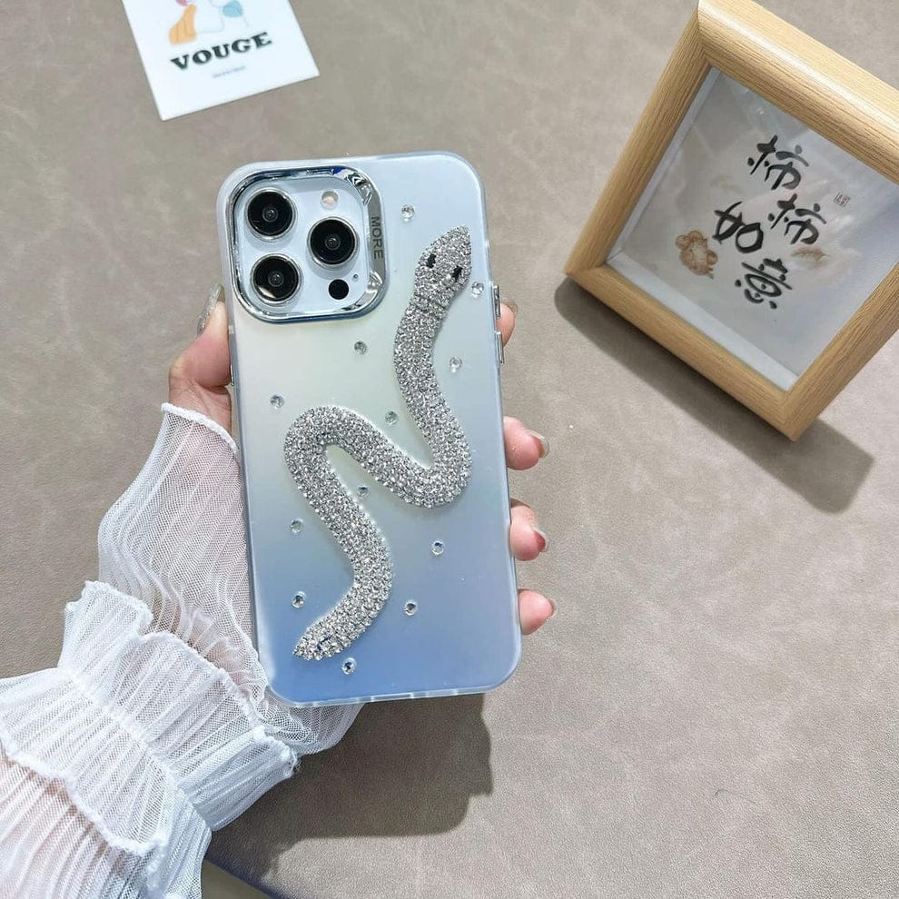 (Buy 1 Get 1) 3D Diamondback Snake Phone Case For iPhone
