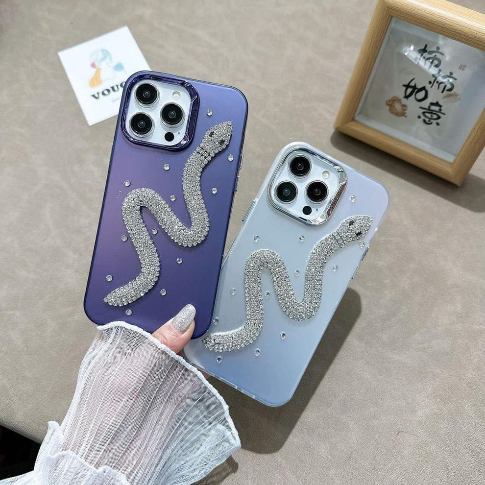 (Buy 1 Get 1) 3D Diamondback Snake Phone Case For iPhone