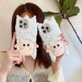 (Buy 1 Get 1) 3D Cartoon Woolly Wonder Sheep Case For iPhone