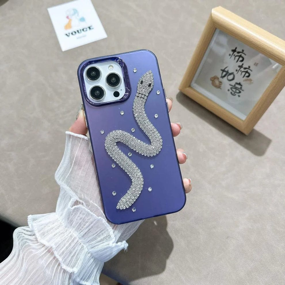 (Buy 1 Get 1) 3D Diamondback Snake Phone Case For iPhone