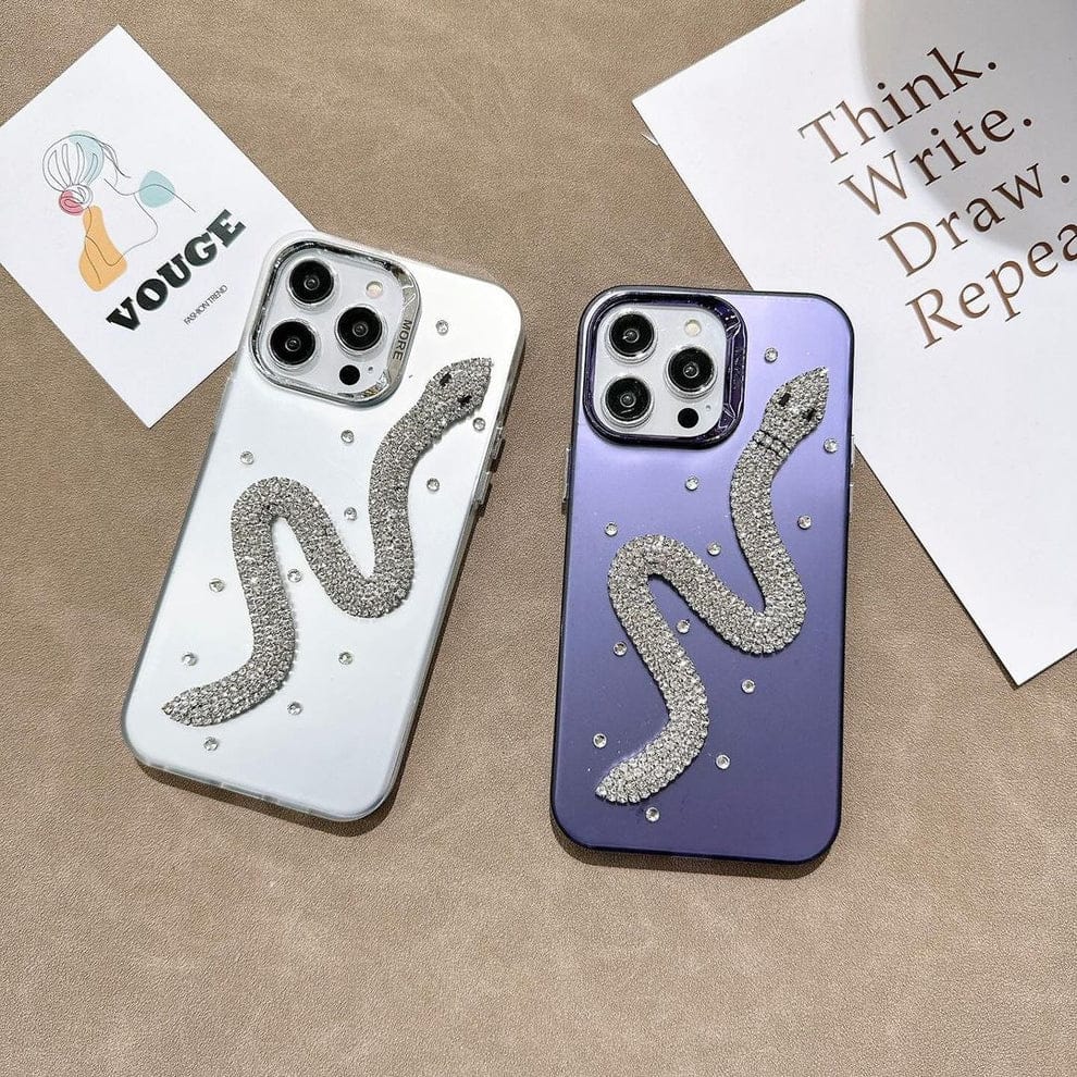(Buy 1 Get 1) 3D Diamondback Snake Phone Case For iPhone