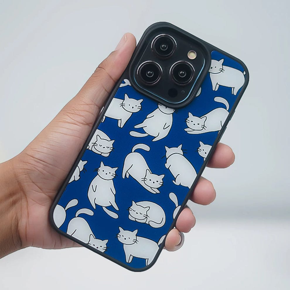 (Buy 1 Get 1) Dapper Cat Boss Attitude Case For iPhone