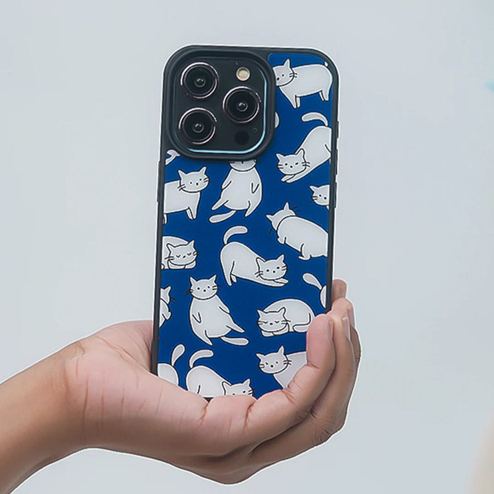 (Buy 1 Get 1) Dapper Cat Boss Attitude Case For iPhone