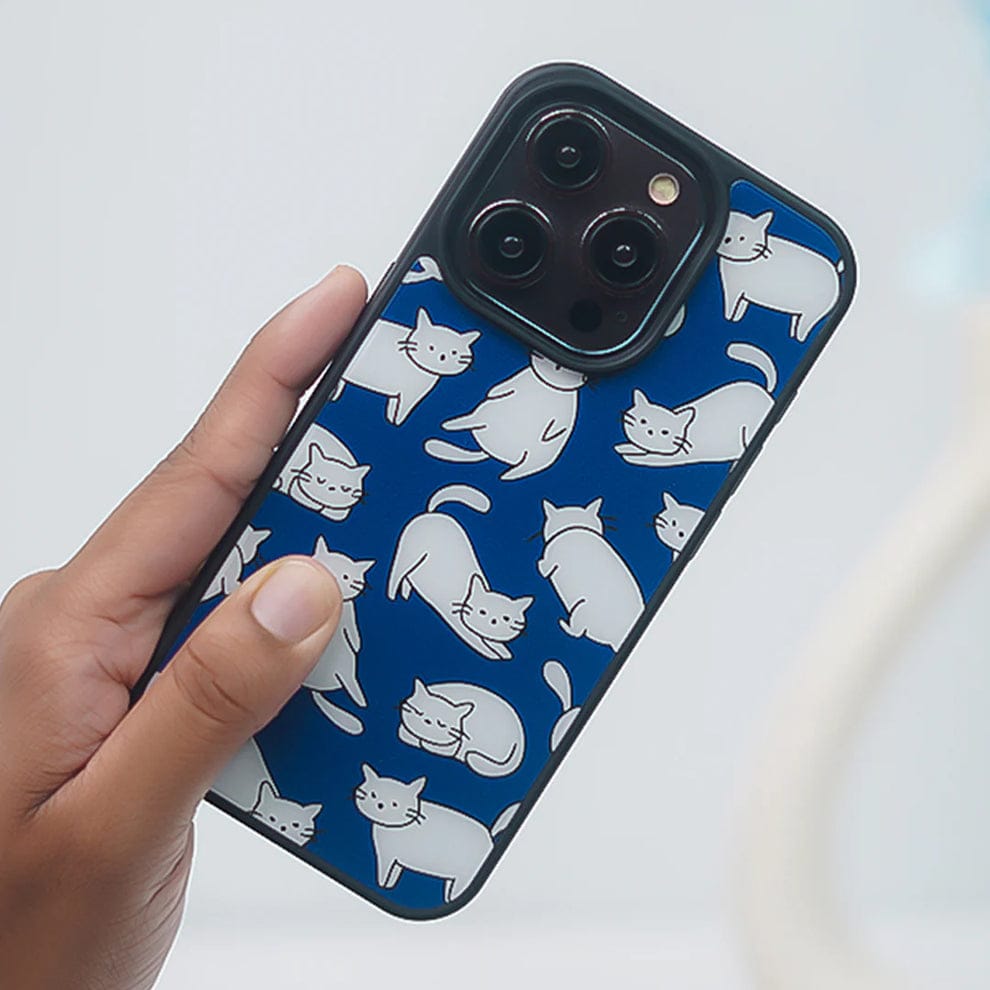 (Buy 1 Get 1) Dapper Cat Boss Attitude Case For iPhone