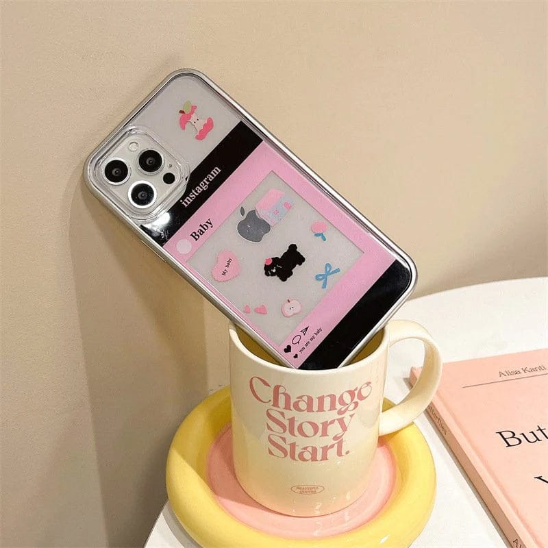 (Buy 1 Get 1) Charming Insta Feed Cute Puppy Case For iPhone