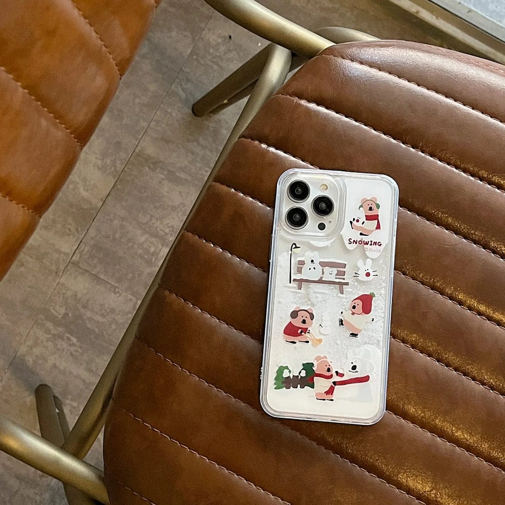(Buy 1 Get 1) Cartoon Snow Burst Fantasy Case For iPhone