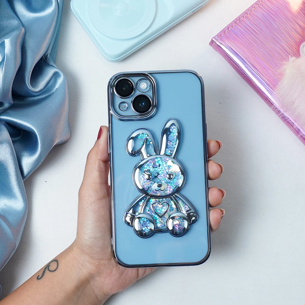 (Buy 1 Get 1) Transparent 3D Bear Protective Case For iPhone