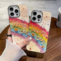 (Buy 1 Get 1) Rainbow Rabbit Oil Painting Case For iPhone